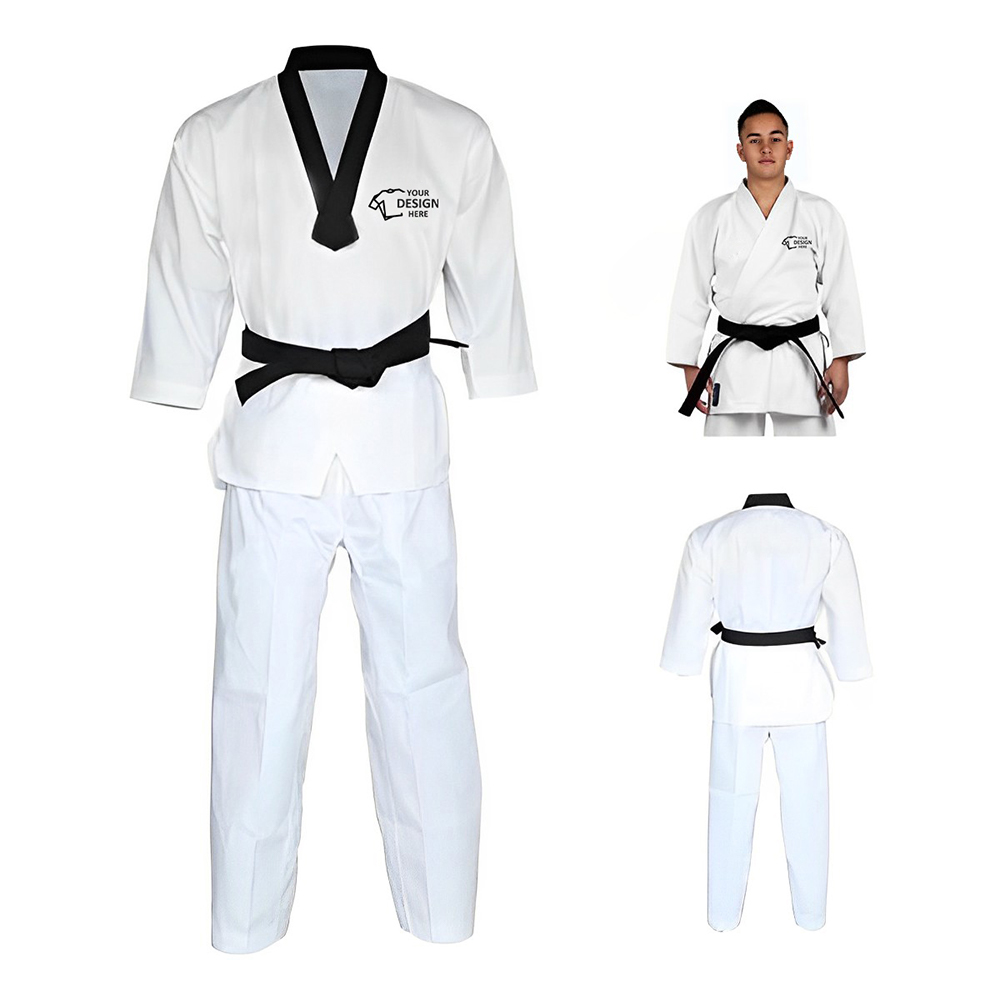 Custom Adult Taekwondo Training Uniform Free Shipping