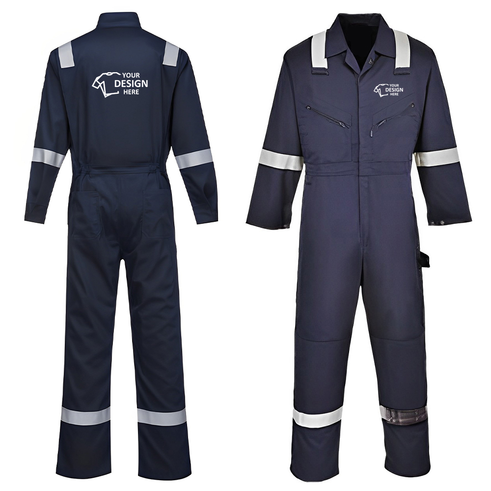 Polycotton Work Coverall Navy Blue Group 1000