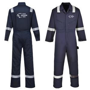 Custom Reflective Zipper Coverall