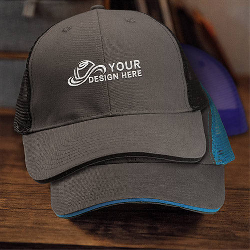 Custom Seneca Two-Tone Structured Mesh Trucker Hat