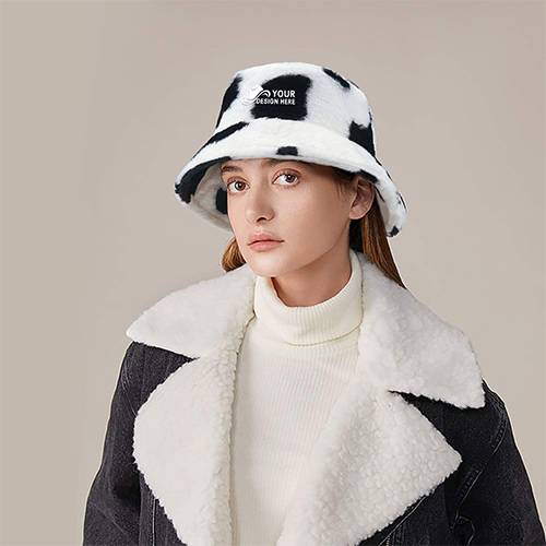 Custom Winter Furry Bucket Hat