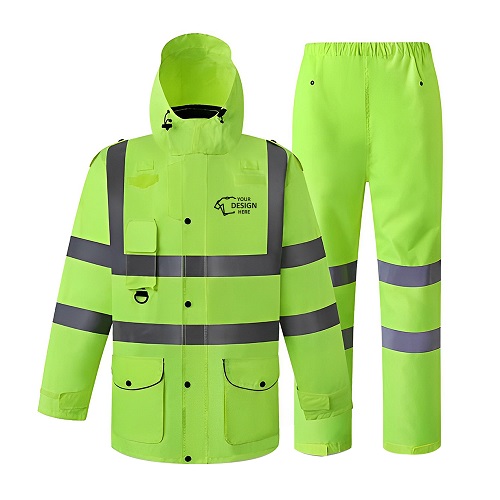 Personalized Winter Reflective Rain Suit With Hoods