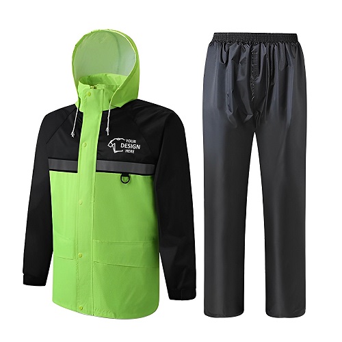 Outdoor High Visibility Work Rain Suits   