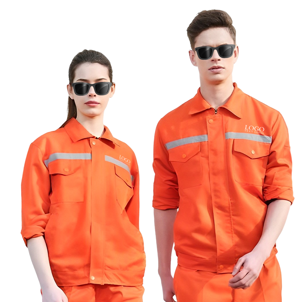 workwear Uniform Orange With Logo