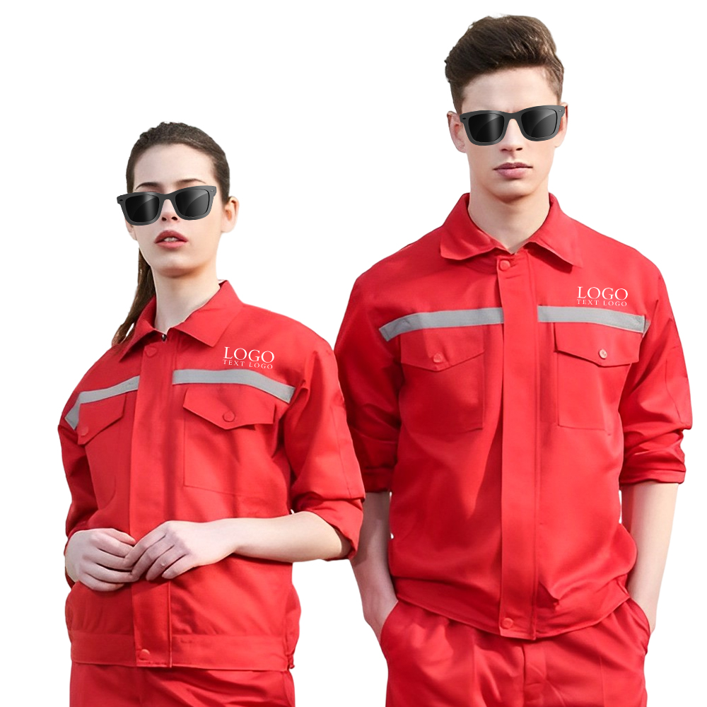 workwear Uniform Red With Logo