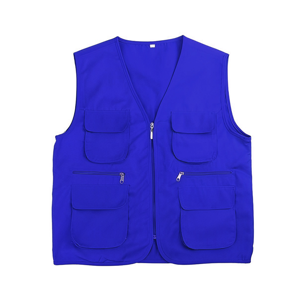 Custom Adult Volunteer Uniform Vest Blue