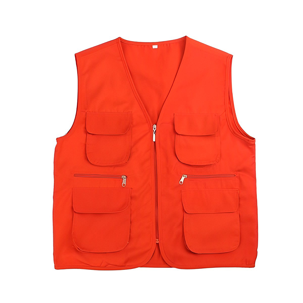 Custom Adult Volunteer Uniform Vest Orange
