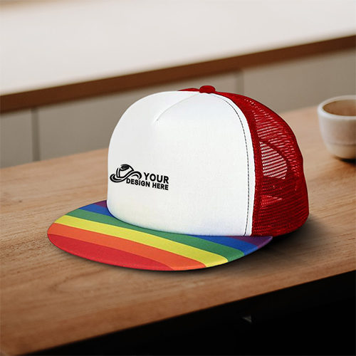 Promotional Rainbow Summer Trucker Cap