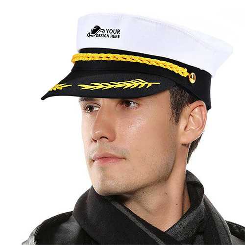 Custom Ship Sailor Captain Hat Navy Marine Admiral Cap