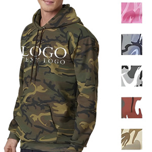 Port & Company Camo Pullover Hooded Sweatshirt