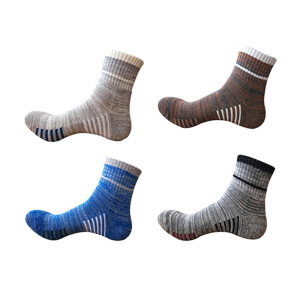 Full Color Quarter Mid Calf Crew Socks
