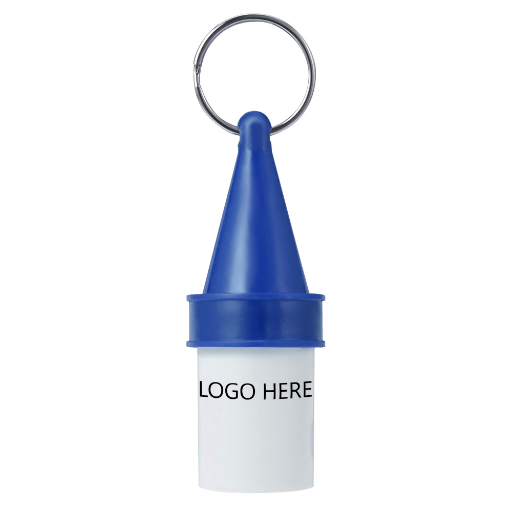 Promotional Floating Keychain Blue Logo