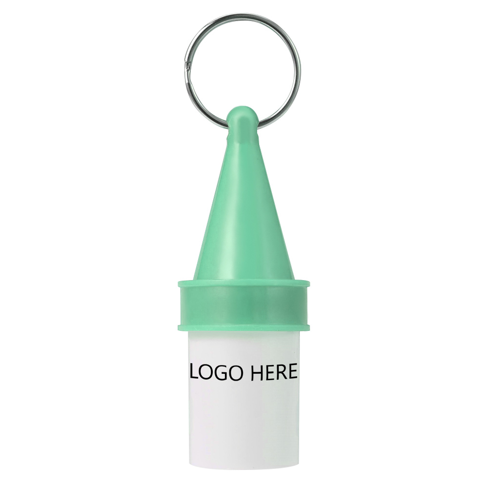 Promotional Floating Keychain Green Logo