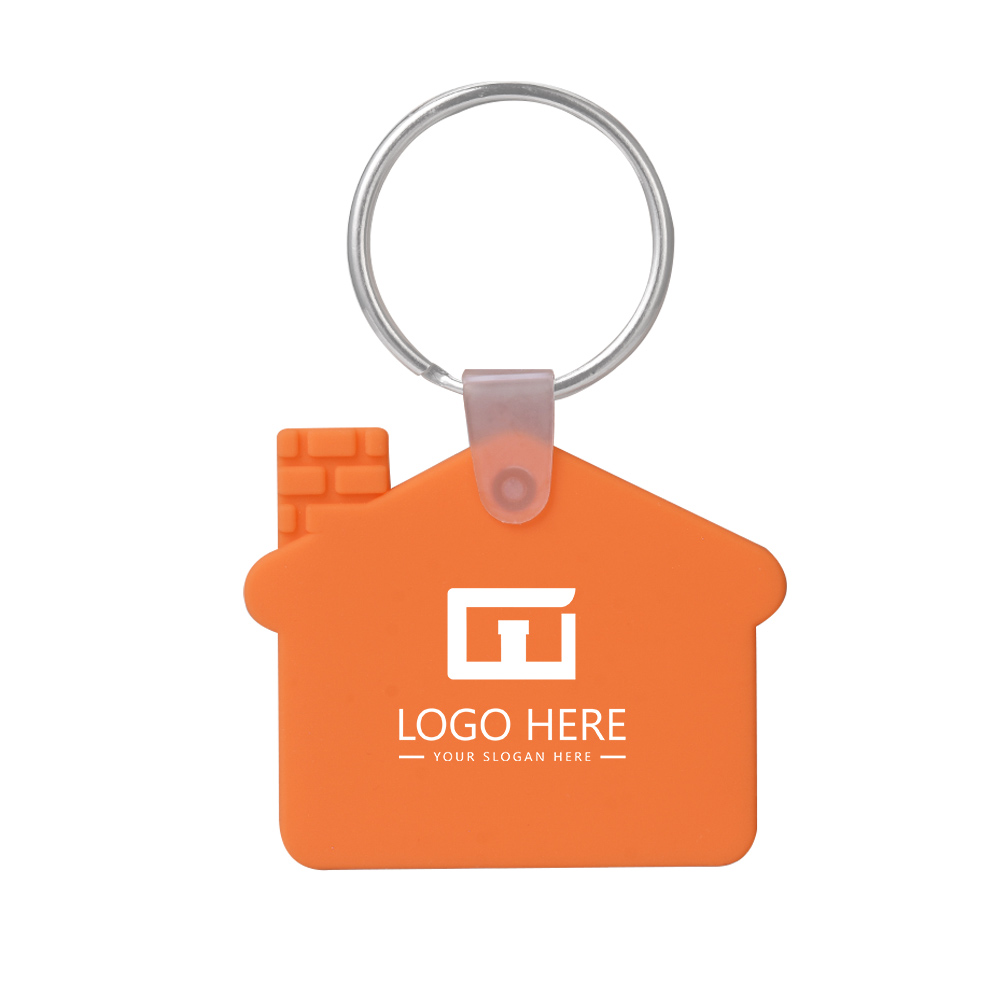 Orange Color Custom Keychains Online