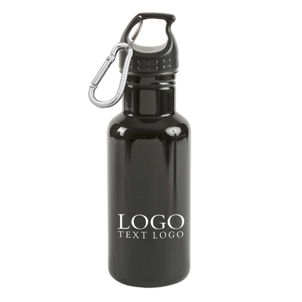 17oz Stainless Steel Adventure Bottle Black With Logo