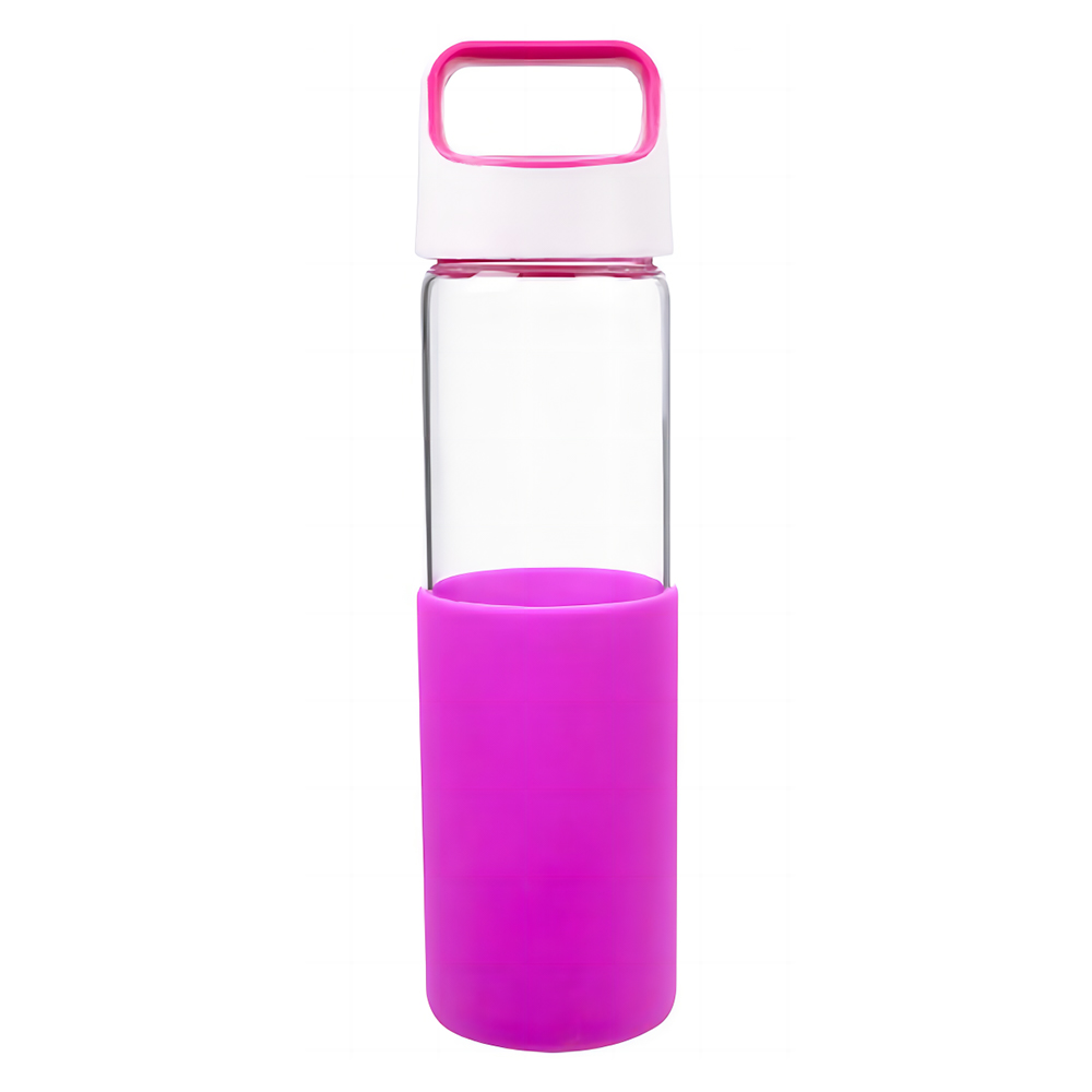 20 Oz Lela Glass Bottle Fuchsia Blank