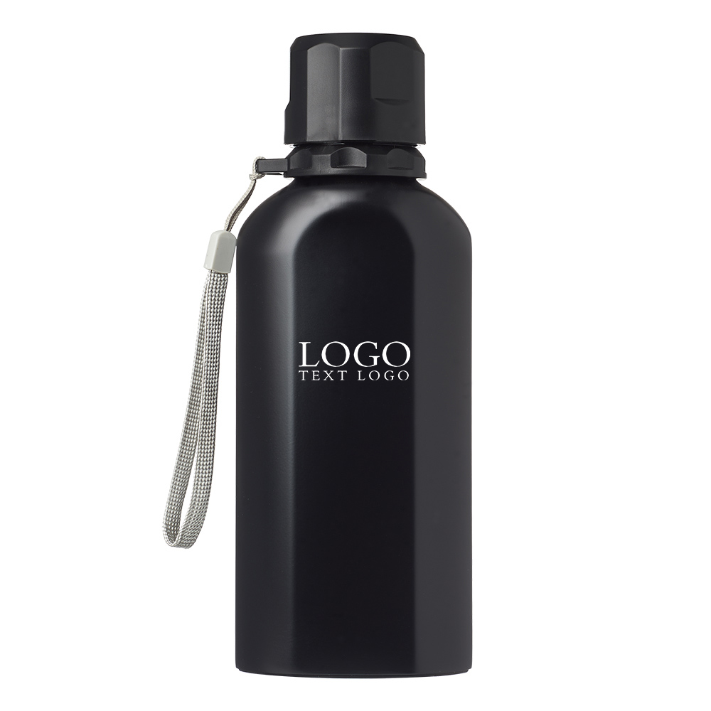 23 oz Cadet Stainless Steel Water Bottles Black With Logo