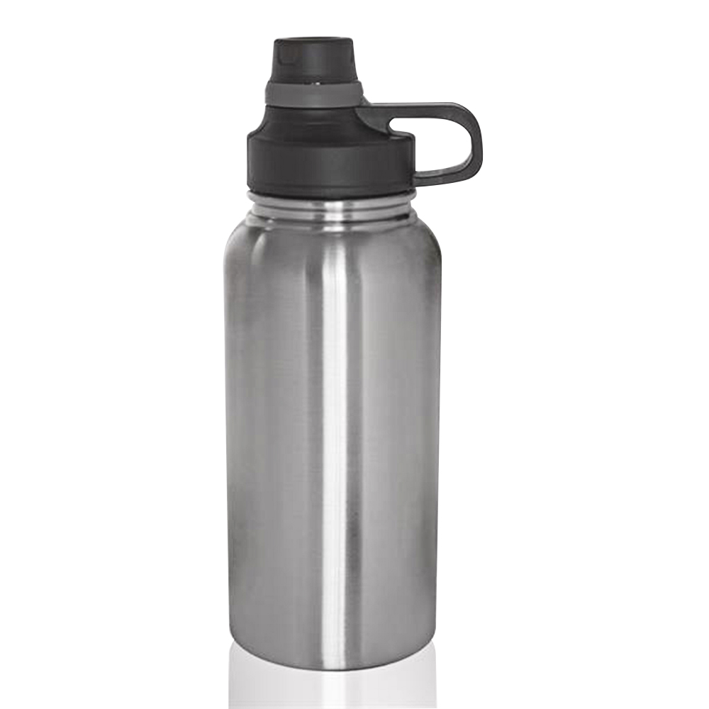 35 oz Belarus Vacuum Stainless Steel Water Bottle Silver Blank