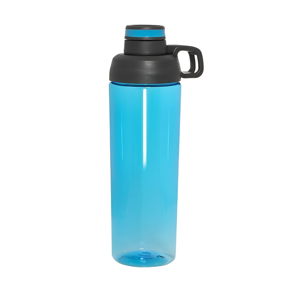 Custom Big Swig Tritan 30 Oz Plastic Water Bottles Translucent Blue