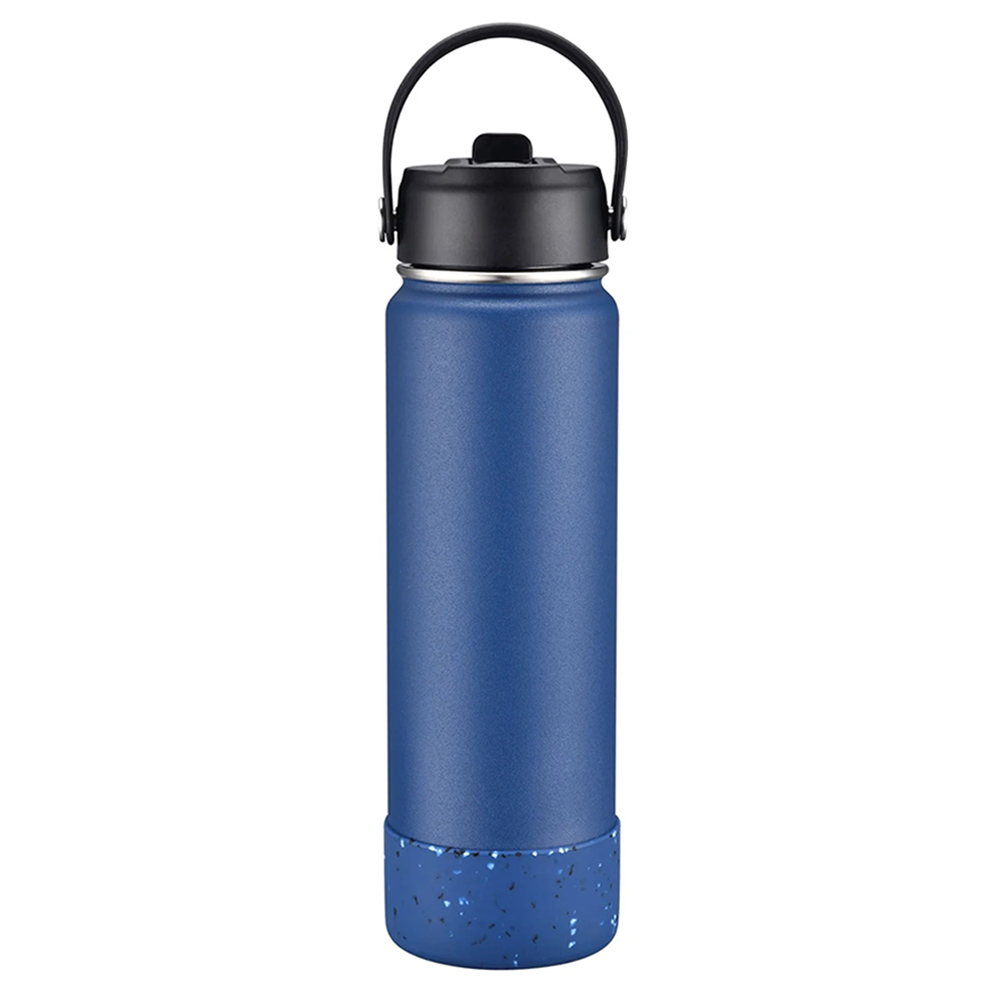 Highpeak 27 oz Vacuum Insulated Water Bottle Navy Blue Blank
