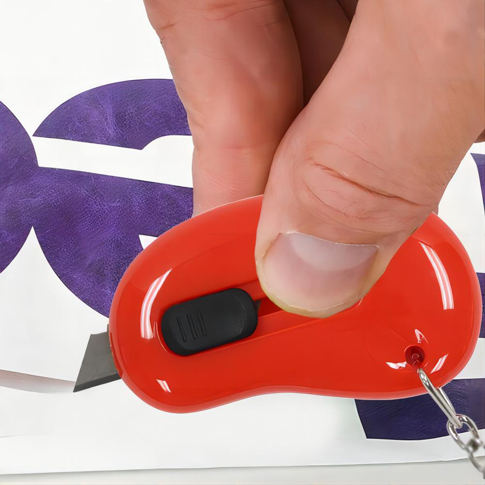 Kidney-Shaped Box Cutter Key Ring Near Me