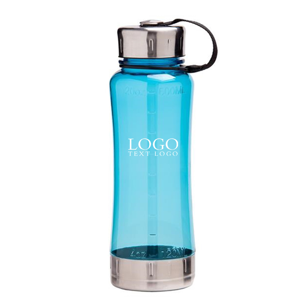 22 Oz Tritan Fusion Bottle Blue with Logo
