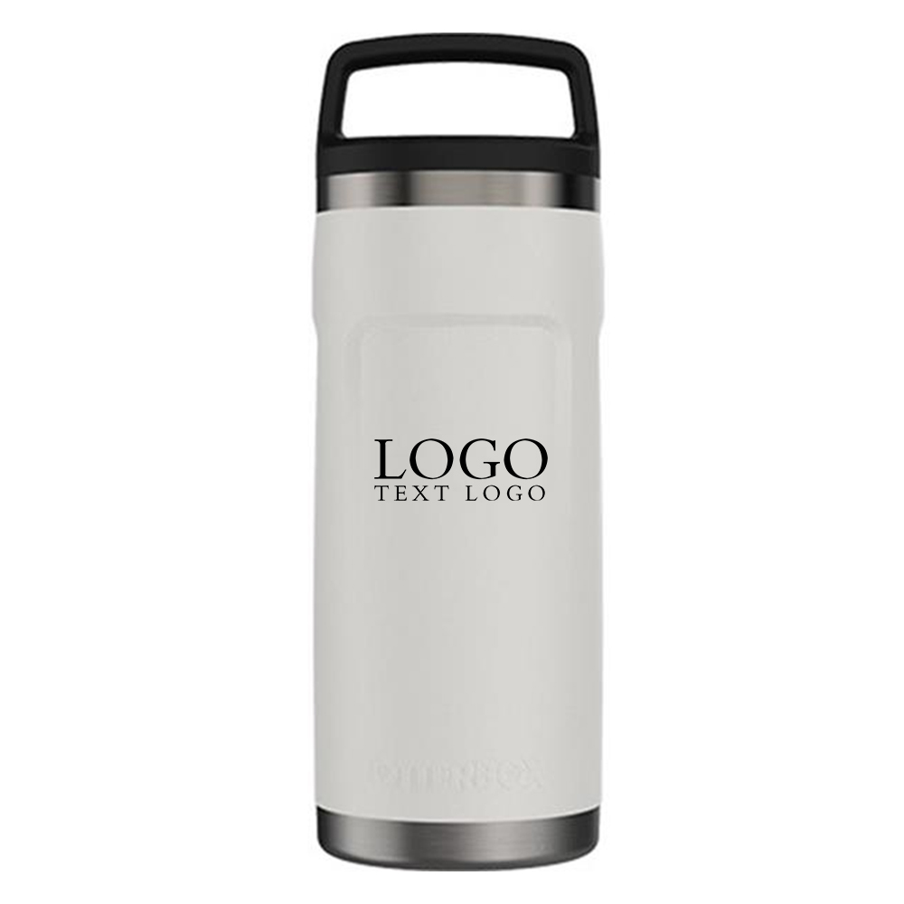 28 Oz Stainless Steel Tumbler White with Logo
