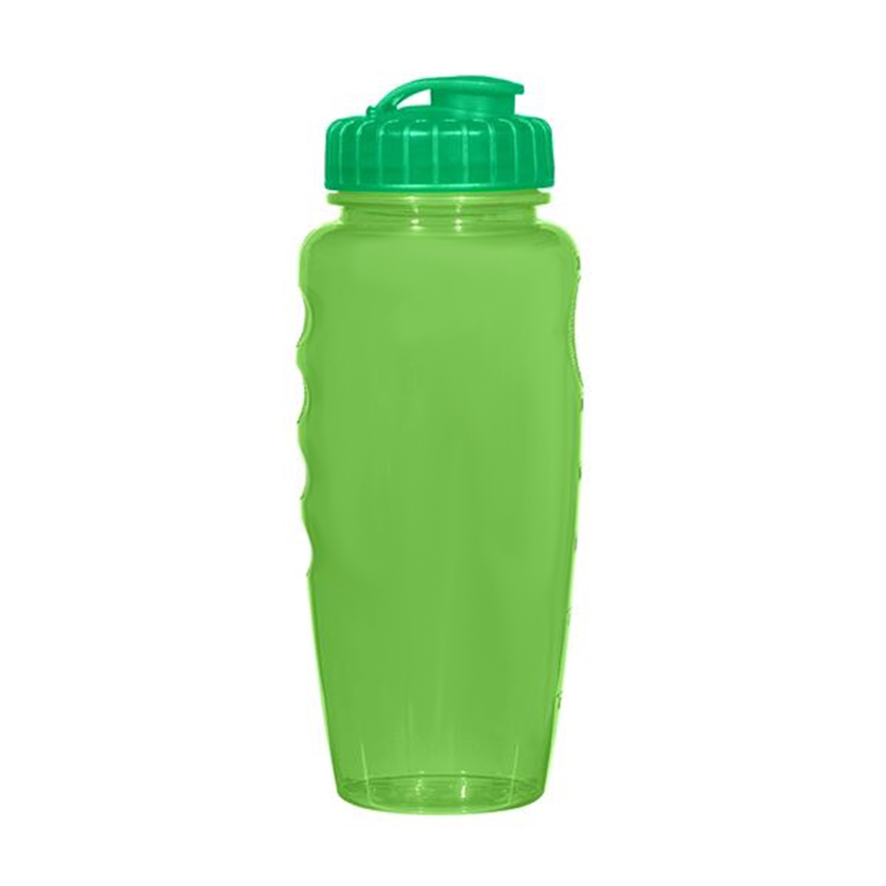 30 Oz Translucent Green Fitness Bottle