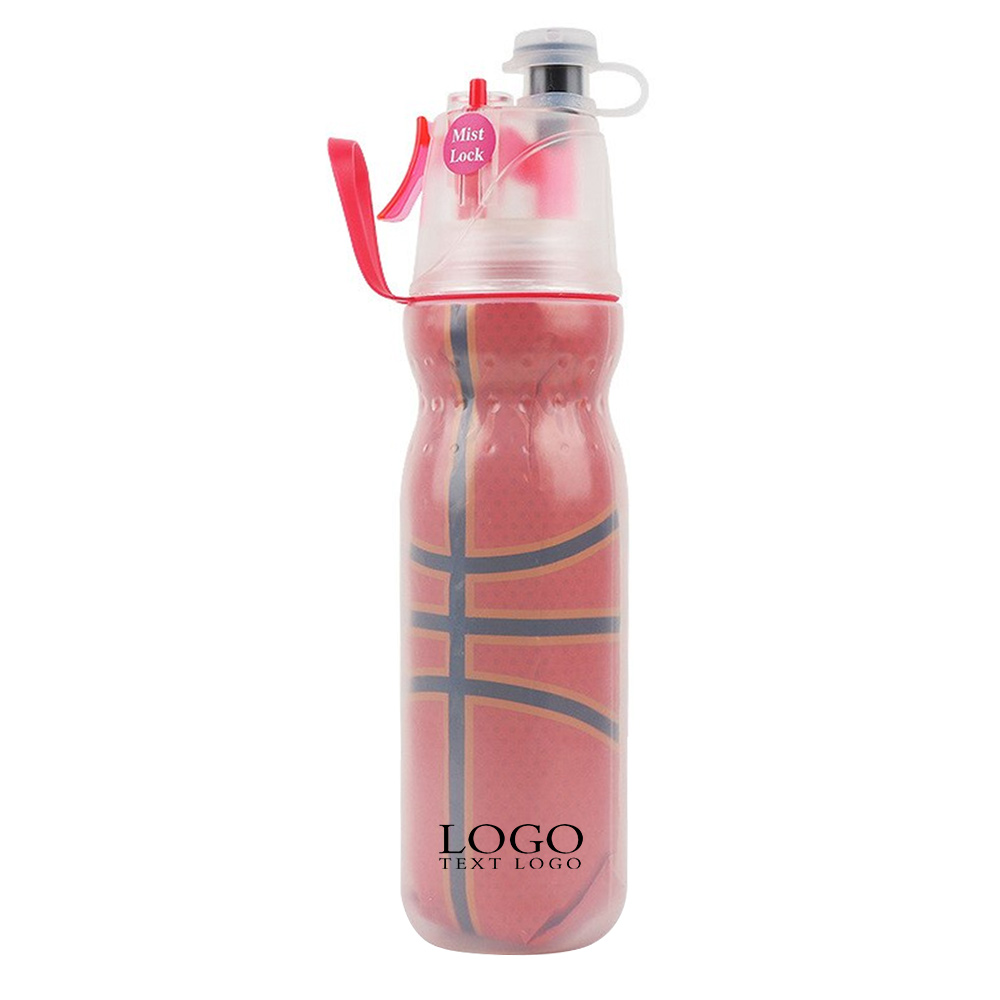 Basketball Promo Mist And Sip Water Bottle With Logo