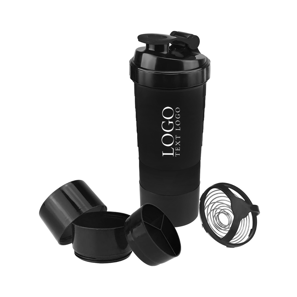 Black  Promo 17oz Cup 3-Layer Twist Off Sports Water Bottle With Logo Group