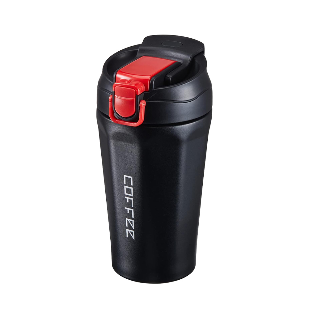 Black Promo Insulated Coffee Cups with Lid
