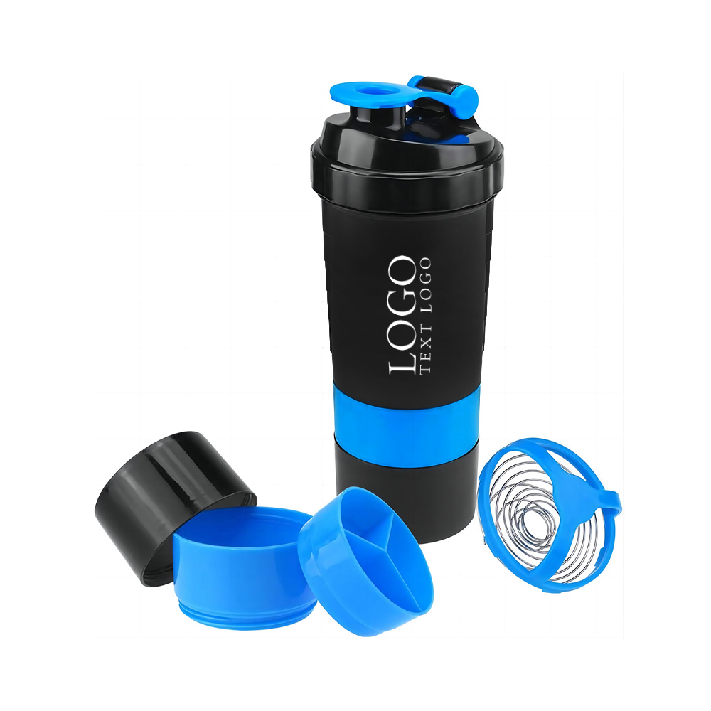 Blue Promo 17oz Cup 3-Layer Twist Off Sports Water Bottle With Logo Group