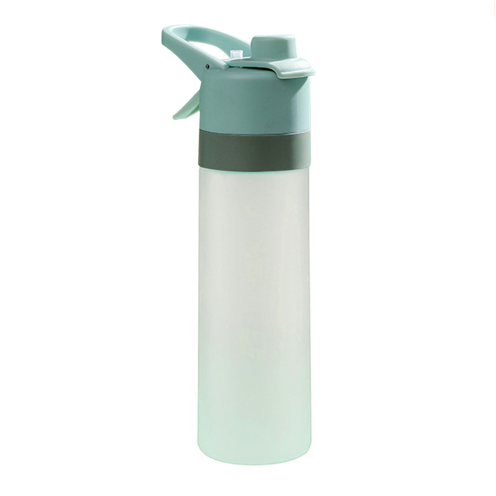 Green Promo Water Bottles With Spray Mist