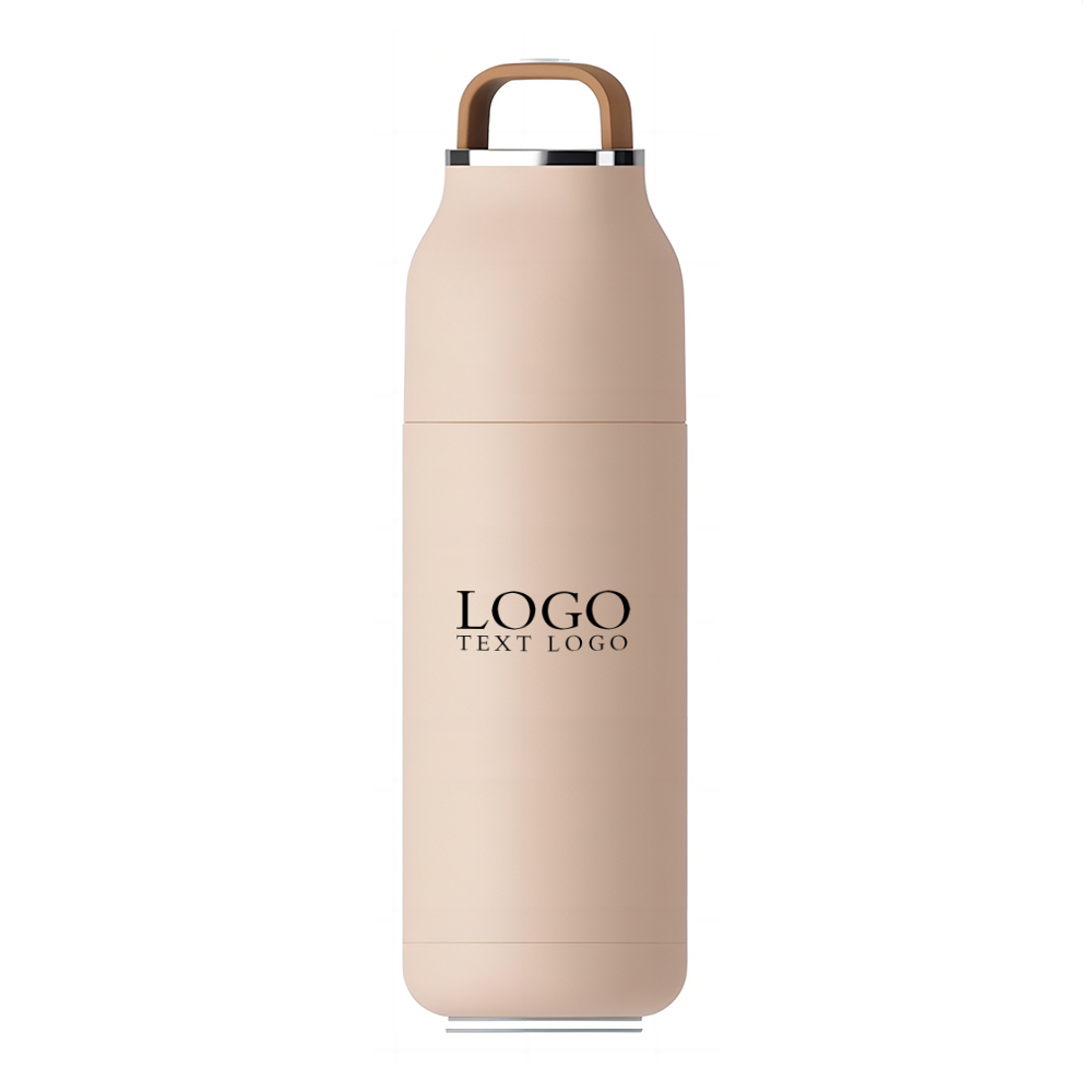 Pink Promo 12 Ounce Chill Water Bottle With Logo