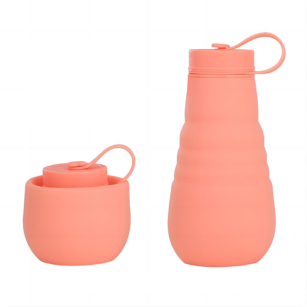 Pink Promo 21 OZ Collapsible Sports Water Bottles