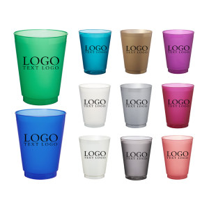 Promo 16 oz Frost Flex Frosted Plastic Stadium Cup