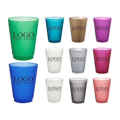 Promo 16 oz Frost Flex Frosted Plastic Stadium Cup