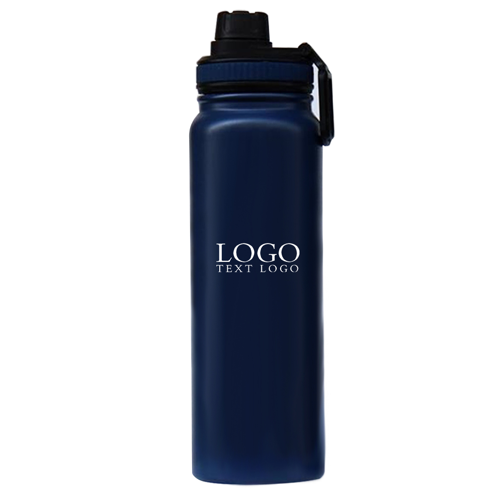 Promo 28oz Insulated Sports Water Bottle With Logo Blue