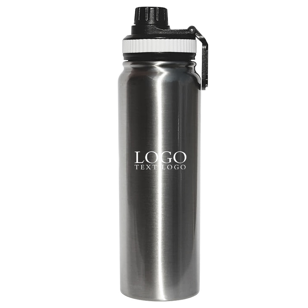 Promo 28oz Insulated Sports Water Bottle With Logo Sliver