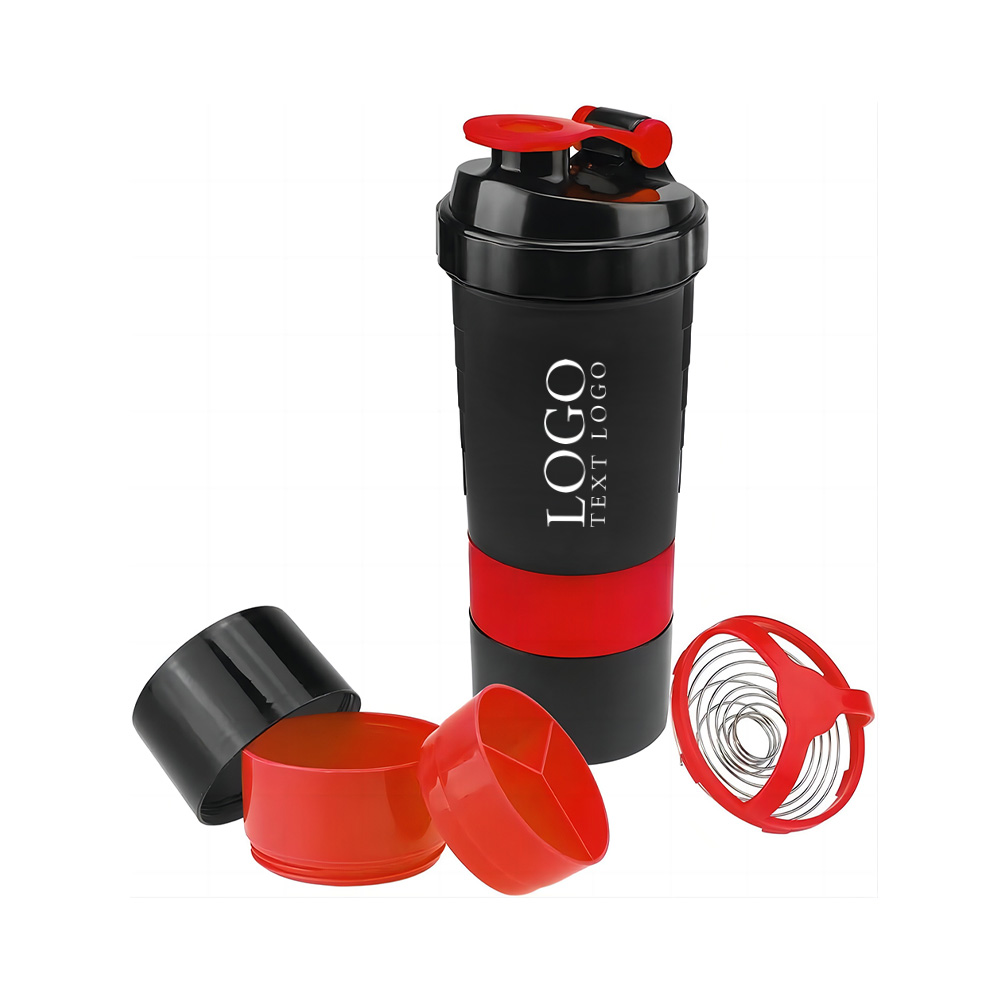 Red  Promo 17oz Cup 3-Layer Twist Off Sports Water Bottle With Logo Group