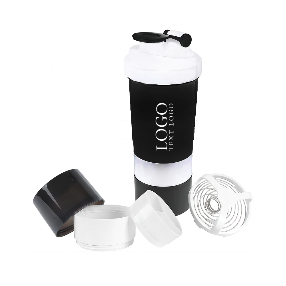 White Promo 17oz Cup 3-Layer Twist Off Sports Water Bottle With Logo Group