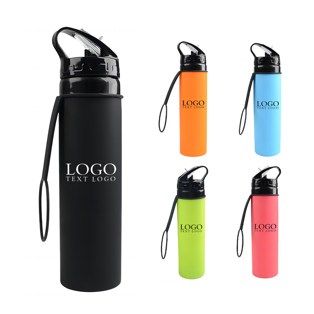 20 Oz Silicone Foldable Water Bottle Free Shipping