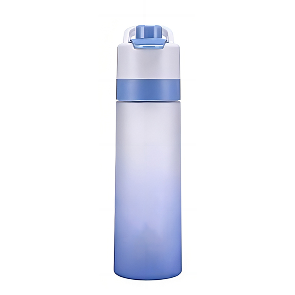 22 Oz Gradient Spray Frosted Bottle Blue