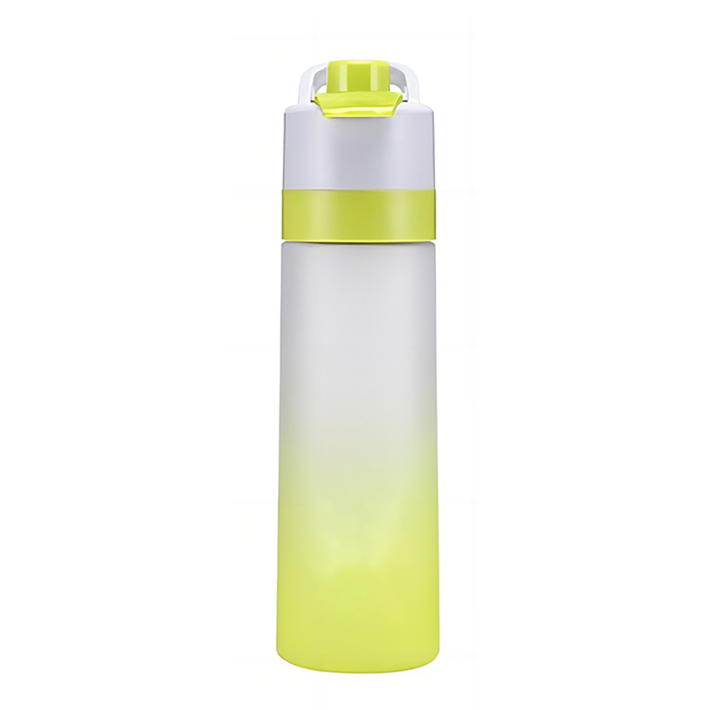 22 Oz Gradient Spray Frosted Bottle Yellow