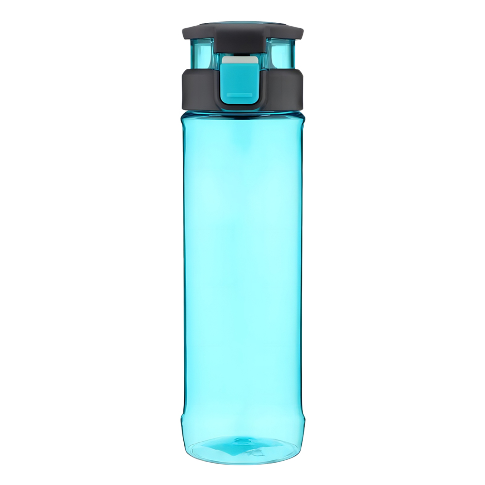 24 Oz Plastic Sports Water Bottle Blue