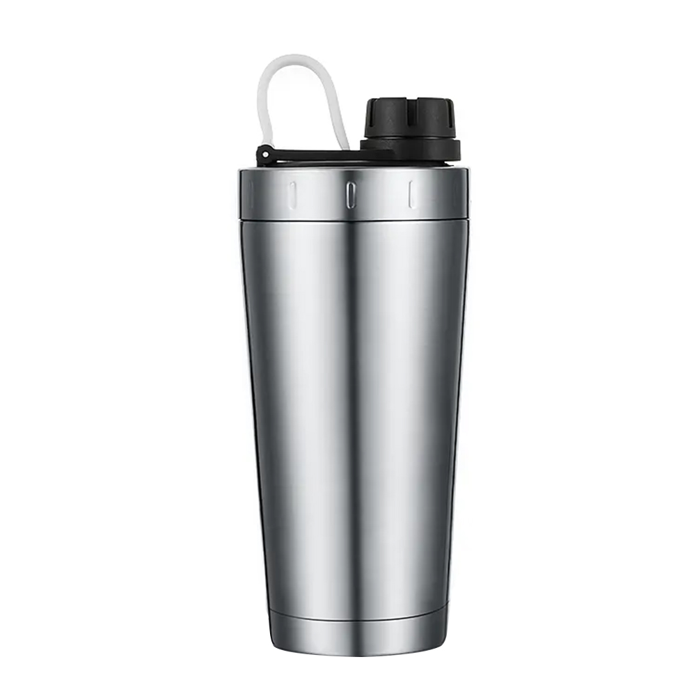 28 Oz Stainless Steel Shaker Bottle Silver