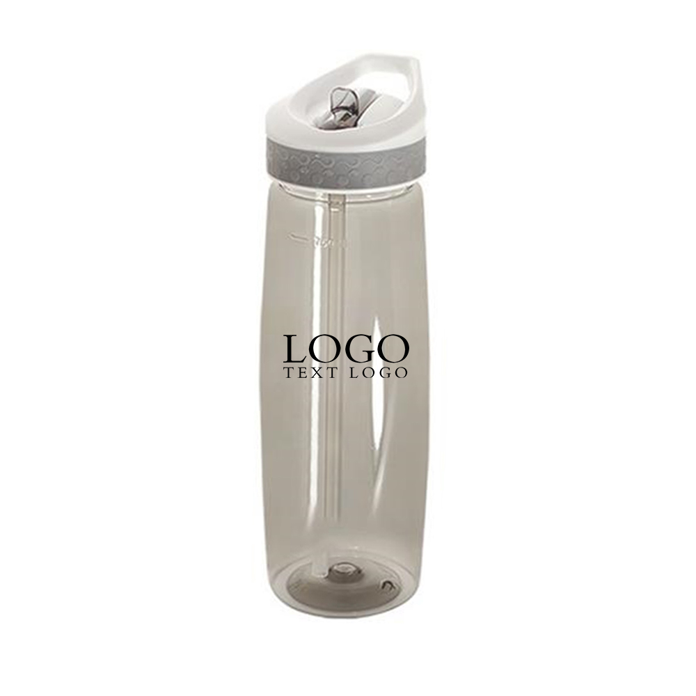 28 Oz Tritan Plastic Bottle Smoke with Logo