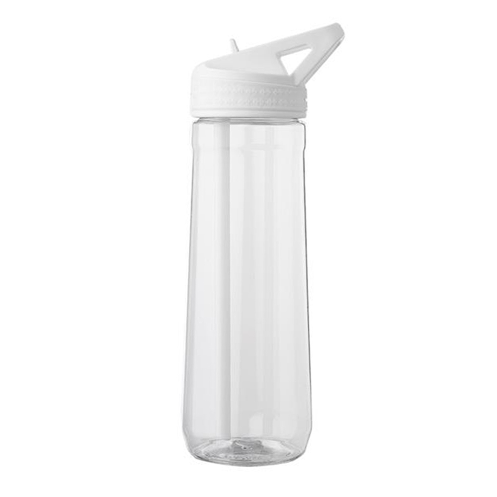 30 Oz Fitness Plastic Water Bottle White