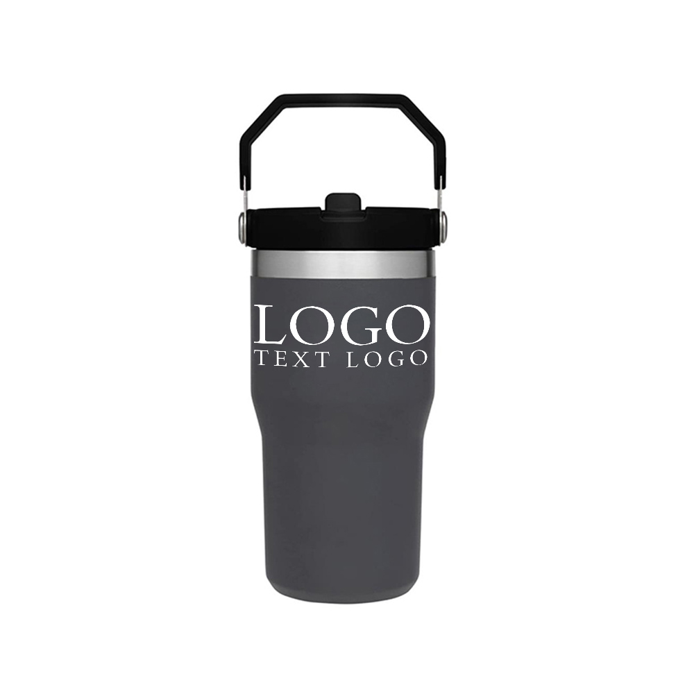Black Promo 20oz Stainless Steel Water Bottle Double Walled With Logo