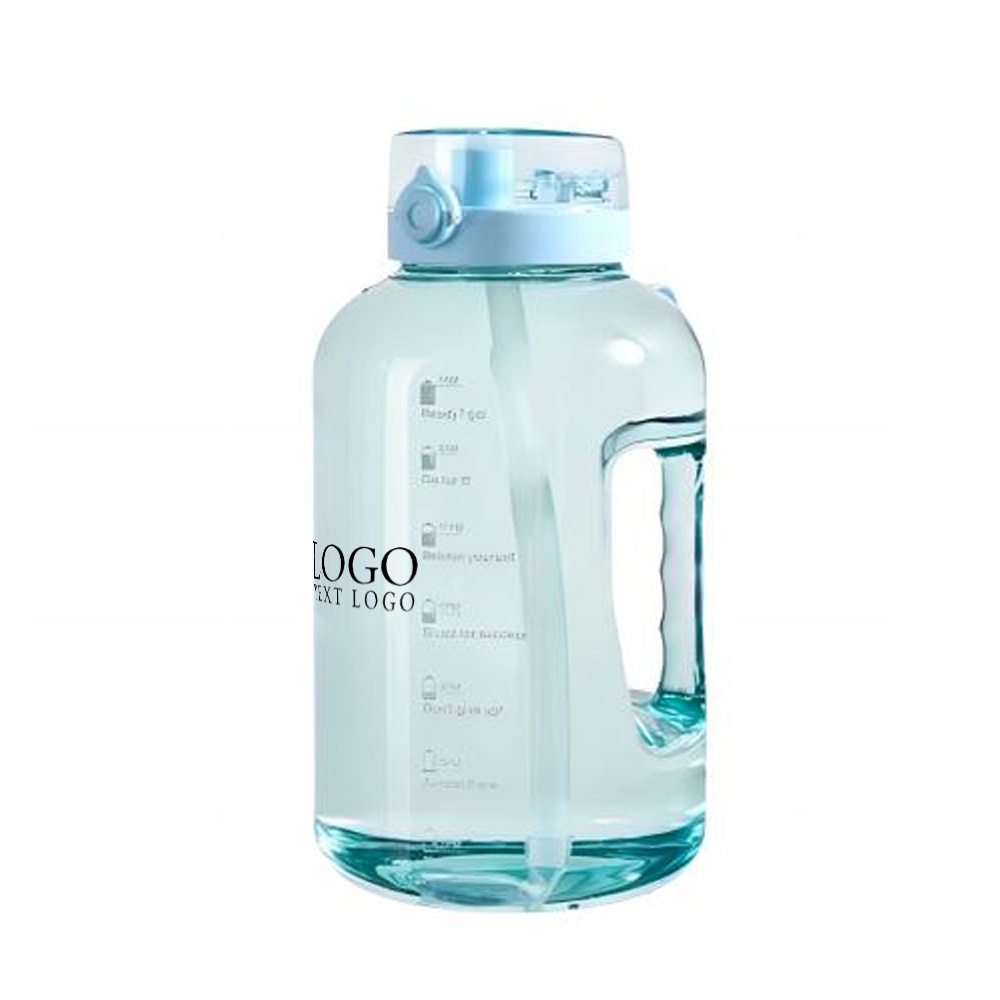 Blue Promo Reusable Gallon Water Bottle With Logo